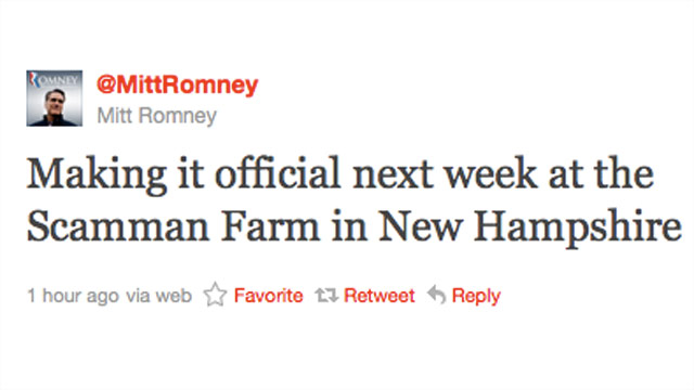 Romney to announce candidacy for president in New Hampshire