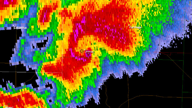 national weather service doppler radar in motion