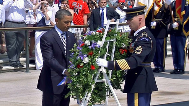 Obama leads country in marking Memorial Day