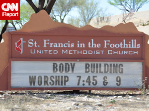 Church sign