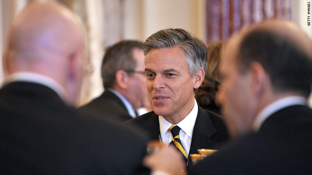 Huntsman dines out with GOP senators