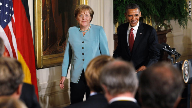 Photo Gallery: President Obama welcomes German Chancellor Angela Merkel to White House