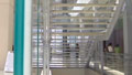 Glass staircase not dress friendly
