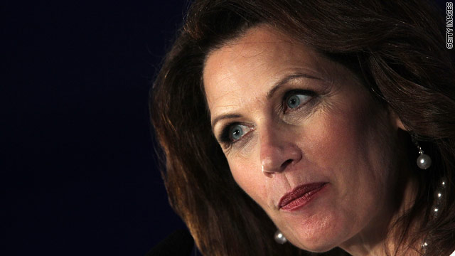 Bachmann excites RightOnline crowd, involved in glitter incident