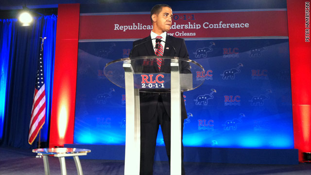 Bizarre episode steals spotlight at major GOP conference