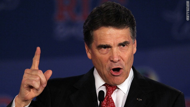 Texas Gov. Perry: 'Gay marriage is not fine with me'