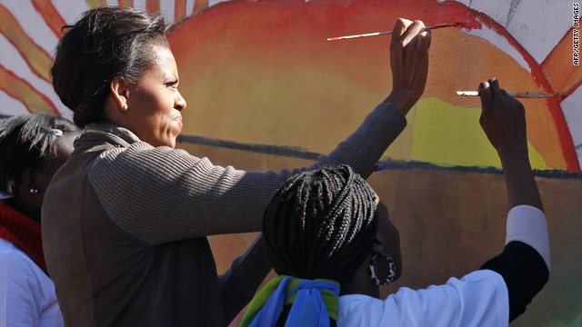 Michelle Obama talks Mandela, husband's campaign, daughters' privacy