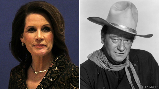 Bachmann's John Wayne slip