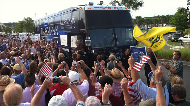Bachmann bus pulls into Palmetto State