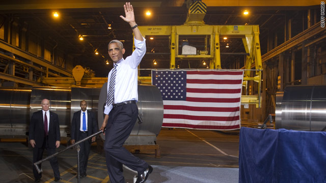 Obama touts manufacturing rebound in Iowa visit