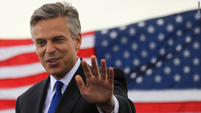 Huntsman digs deep into his own pockets