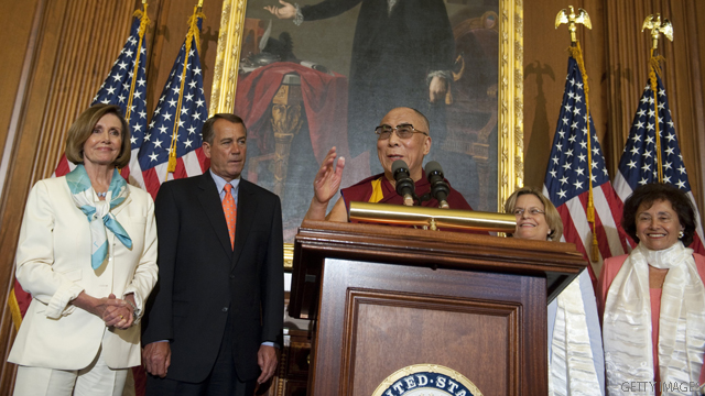 Top U.S. lawmakers meet with Dalai Lama