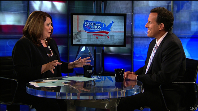 Obama's 'in denial,' Santorum says