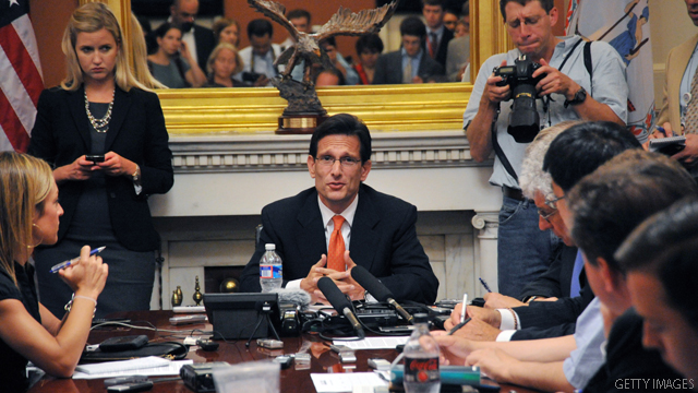 Cantor: No tax increases, denies split with Boehner