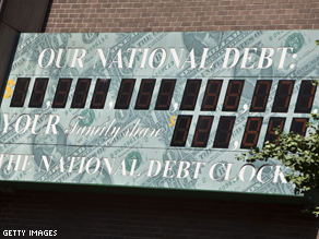 National debt exceeds $14.3 trillion as the government faces an August 2 deadline to get congressional leaders to agree to a deal.