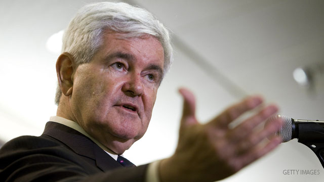 Gingrich praises Perry at tea party event