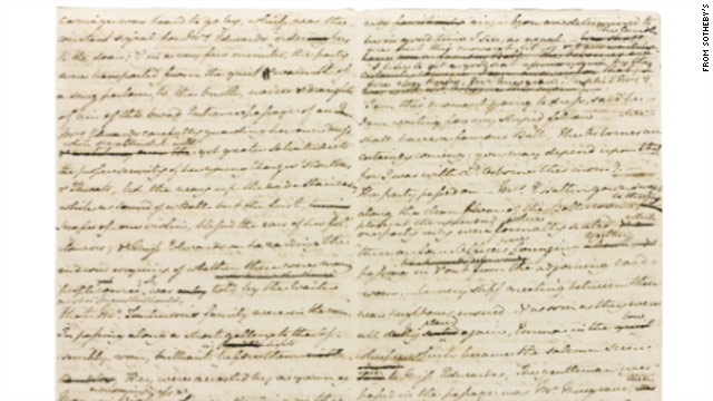 Austen manuscript fetches $1.6 million
