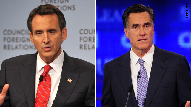 Pawlenty picks fight with Romney