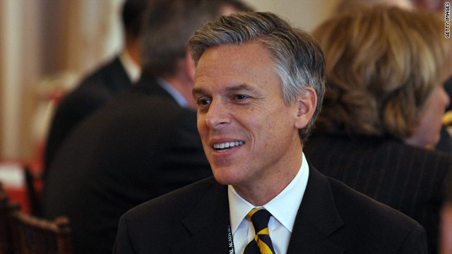 Huntsman jokes about another misspelling