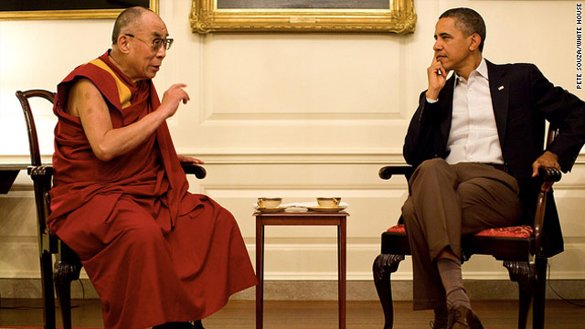 Obama meets with Dalai Lama