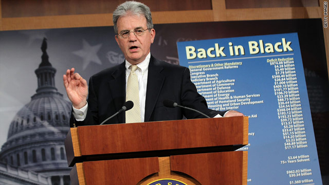 Coburn offers his own budget plan