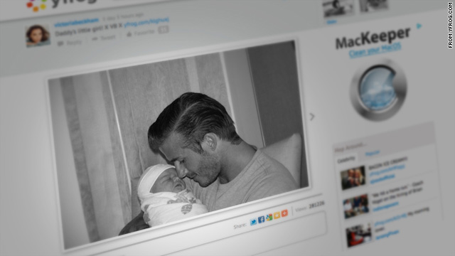 Los Beckham presentan a su hija Harper Seven en las redes sociales