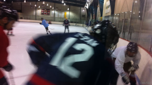 Photo: Pawlenty on ice