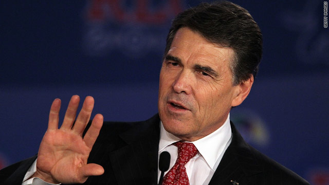 Texas Gov. Perry: States’ rights trump opposition to gay marriage