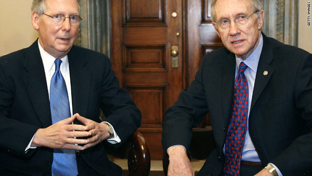 Reid, McConnell at odds on debt deal progress