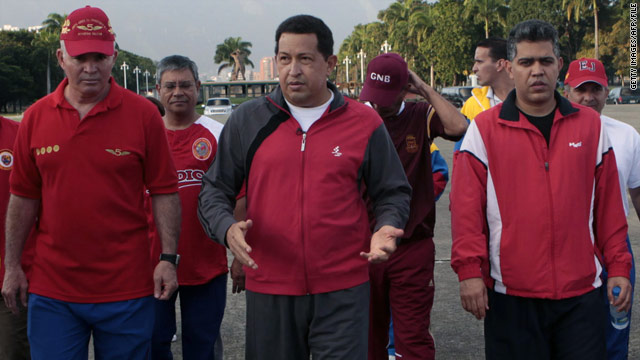 Hugo Chávez stars in workout video Hugo Chávez stars in workout video
