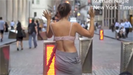 People get naked to 'expose Wall Street'
