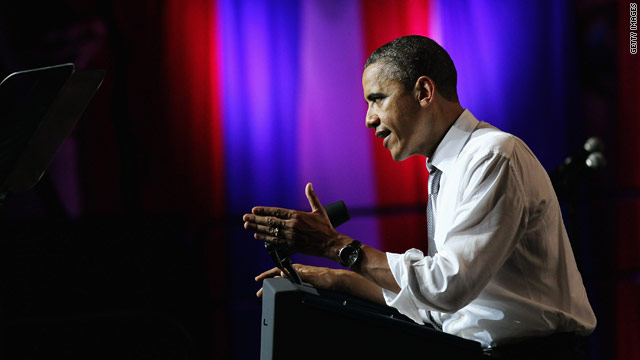 Obama calls for end to 'partisan games' at 50th birthday bash