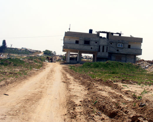 The Abu Hajjaj family home in Gaza