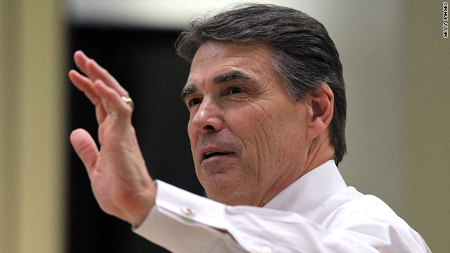 Perry mixes political script with Scripture