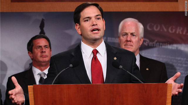 Some Democrats see immigration inaction as expedient, Rubio says