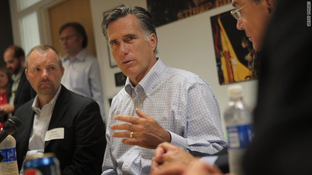 Romney says 'corporations are people,' heckled at Iowa event