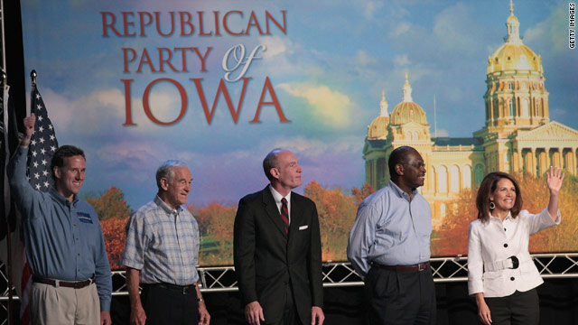 Minnesota Rep. Michele Bachmann wins Iowa straw poll
