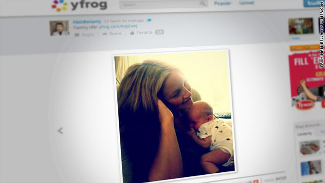 First photo of Kate Hudson with baby Bingham