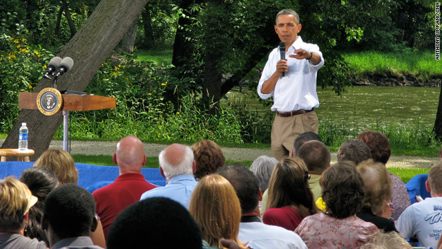 Obama Bus Tour Stop #1: Cannon Falls, MN