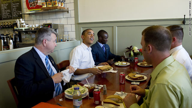 Obama Bus Tour's next stop: Old Market Deli