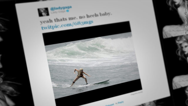 Lady Gaga's a surfer?