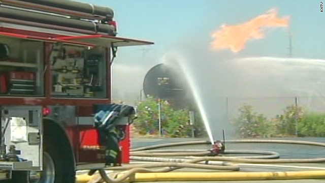 4,800 homes evacuated as rail car burns