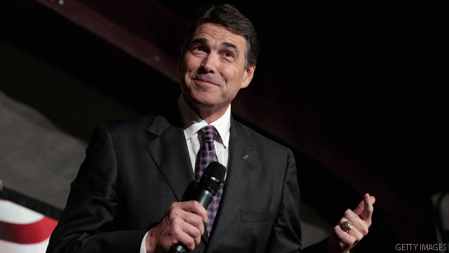 Poll: Perry receives top spot
