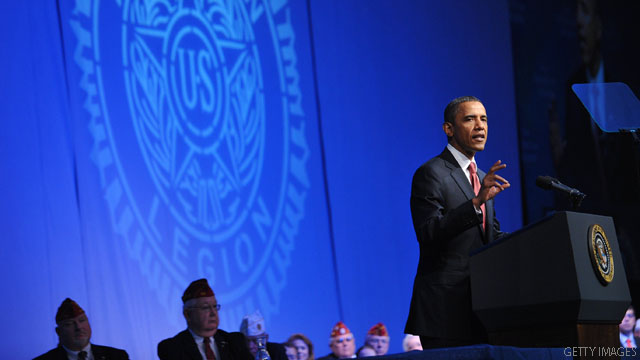 Obama tells vets jobs must be created 'faster'