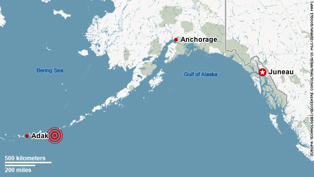 7.1 quake strikes off Alaska