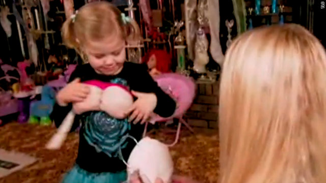 Toddler does Dolly: Where's the line between dress-up, hyper-sexualization?