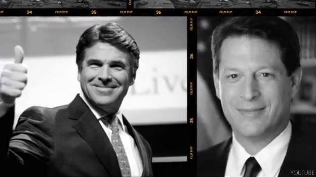 Paul takes on Perry in new ad