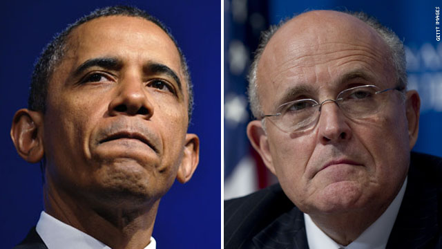 Obama, Giuliani discuss American safety in weekly addresses
