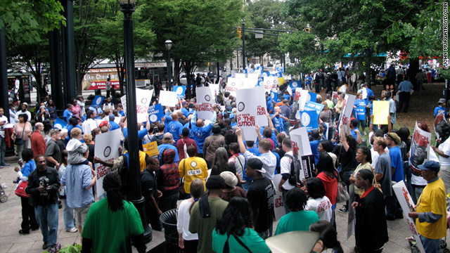 Condemned man's supporters rally in Atlanta
