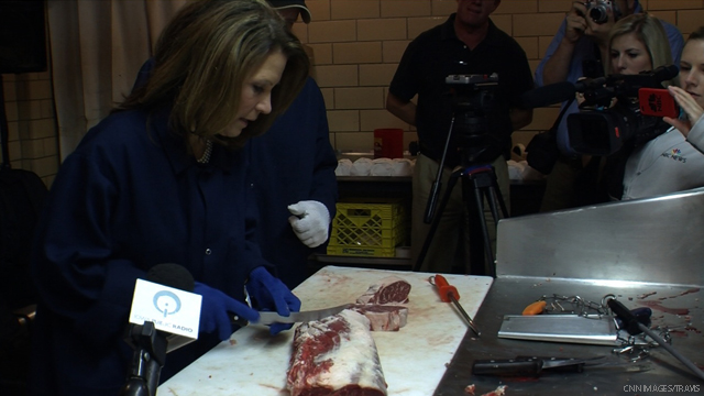 Bachmann serves up irresistible 'red meat' headline